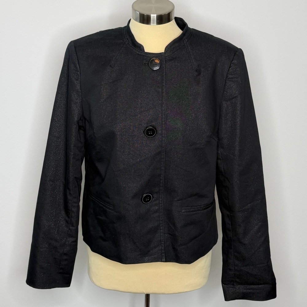 Jones New York Black Shimmer Jacket